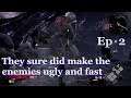 Code Vein gameplay on Ultra PC - Seting up the keys for keyboard - First Dungeon and elite enemies