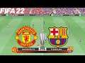 FIFA 22 | Manchester United vs Barcelona - UEFA Europa League - Full Gameplay