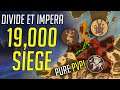 HUGE 19,000 Man Siege Battle! - Divide Et Impera Cinematic Gameplay