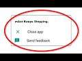 How To Fix mAst Keeps Stopping Error Android & Ios - Fix mAst App Not Open Problem
