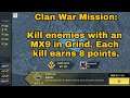 Kill enemies with an MX9 in Grind | Each Kill Earns 8 Points | COD Mobile Clan War Mission