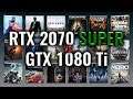 RTX 2070 SUPER vs GTX 1080 Ti Benchmarks | Gaming Tests Review & Comparison | 59 tests