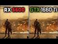 RX 6600 vs GTX 1660 Ti Benchmark – 59 Tests