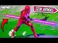 DESAFIO JOGANDO SÓ COM SABRE DE LUZ - Fortnite React BCC Trolling