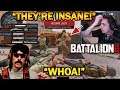 DrDisrespect's FIRST GAME With SHROUD On Battalion 1944 Vs PROS! (INTENSE!)