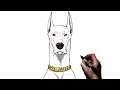 How To Draw A Dobermann | Step By Step