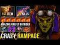 How to Get Rampage on Solo Mid Batrider with 7 Min Boots + Witch Blade Amazing Firefly Dota 2 Guide