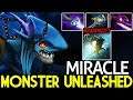 MIRACLE [Slark] Insane Monster Unleashed Rampage Gameplay 7.24 Dota 2