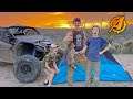 Overland Camping with ATV'S in the Desert at Abandoned Mine + Jackrabbit Catch and Cook