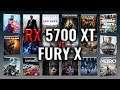 RX 5700 XT vs FURY X Benchmarks | Gaming Tests Review & Comparison | 53 tests