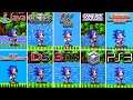 Sonic the Hedgehog (1991) Java vs Genesis vs GameGear vs GBA vs NES vs SMG vs DS vs 3DS vs GC vs PS3