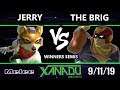 S@X 319 SSBM - Jerry (Fox) Vs. The Brig (Captain Falcon) Smash Melee Winners Semis