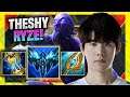 THESHY IS A GOD WITH RYZE! - IG TheShy Plays Ryze Top vs Singed! | Season 11