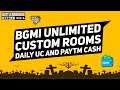 BGMI CUSTOM ROOM LIVE || ROYAL PASS GIVEAWAYS || UNLIMITED CUSTOM ROOMS BGMI || DAILY UC GIVEAWAY