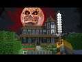 EVIL MOON APPEARS BEHIND OUR HOUSE IN MINECRAFT !! SURVIVE IN SPACE MOD !! Minecraft