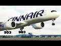 Flight Simulator 2020 | *REAL SOUNDS* Finnair A350 Takeoff from Helsinki in 4K ULTRA