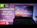 Legion 5 PRO  // RTX3060 Gaming Laptop + 5800H // FPS / Cooling Dock Test.