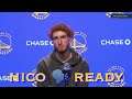 📺 Nico Mannion “could see myself out there” vs NBA speed/decision-making; Warriors family; be ready
