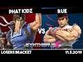 Phat Kidz (Richter Belmont) vs Rue (Ryu) | Losers Bracket | Synthwave X #8