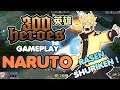 300 heroes MOBA Anime ! Gameplay Naruto ! Futon-Rasen Shuriken !