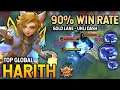 90% WIN RATE • HARITH BEST BUILD 2021 | TOP GLOBAL HARITH GAMEPLAY | MOBILE LEGENDS✓