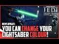 Change Lightsaber Colours & More Customisation!  | Star Wars Jedi Fallen Order | News Update