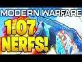 NEW MODERN WARFARE UPDATES! 1.07 PATCH SHOTGUN NERFS + MORE TUNING COMING SOON! COD Modern Warfare!