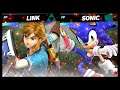Super Smash Bros Ultimate Amiibo Fights – Link vs the World #36 Link vs Sonic