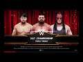 WWE 2K19 Kane VS Bobby Roode,Hideo Itami Triple Threat Match 24/7 Title