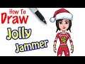 How to Draw Jolly Jammer | Fortnite