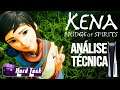 Kena: Bridge of Spirits PS5 Análise Gráfica e FPS  com uso de A.I
