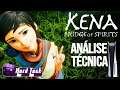 Kena: Bridge of Spirits PS5 Análise Gráfica e FPS com uso de A.I