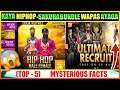 KYA KABHI HIP HOP OR CRIMINALS RETURN AASKTE HAI?||MYSTERIOUS AND UNKNOWN FACTS || GARENA FREE FIRE