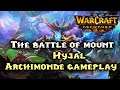 Warcraft 3 Multiplayer custom map, The battle at mount Hyjal/Hyjal summit, Archimonde gameplay.