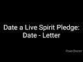 Date a Live Spirit Pledge Date - Letter: Natsumi Letter 4