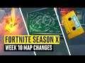 Fortnite | All Season X Map Updates and Hidden Secrets! WEEK 10