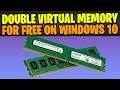How to Increase Virtual memory & Boost Gaming Performance on Windows 10 | 2021