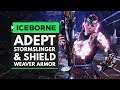 Monster Hunter World Iceborne | Crazy New Adept Stormslinger Bowgun Mod & Shield-Weaver Armor