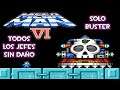 Megaman 6 (NES) - Todos Los Jefes (Solo Buster, Sin Daño)