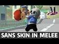 Sans Undertale Joins Super Smash Bros. Melee! (Custom Skin Mod)