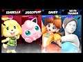 Super Smash Bros Ultimate Amiibo Fights – Request #20861 Isabelle & Jigglypuff vs Daisy & Wii Fit