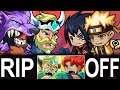 This Brawlhalla RIP OFF has anime characters and is ACTUALLY FUN