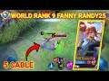 TOP GLOBAL RANK VS TOP GLOBAL FANNY RANDY25 | Mobile Legends