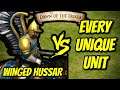 WINGED HUSSAR vs EVERY UNIQUE UNIT | AoE II: Definitive Edition