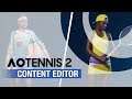 AO Tennis 2 | Content Editor