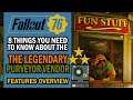 Fallout 76 - Features Overview - 8 THINGS You Need to Know About the LEGENDARY VENDOR PURVEYOR