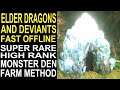 Find Elder Dragons And Deviants Under 10m Each In Monster Hunter Stories 2. Super Rare High Rank Den