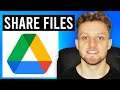 How To Give Access on Google Drive (Share Files & Folders)