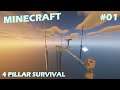 Minecraft - 4 Pillar survival - #01 (Twitch live)