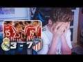 REACCIONES DE UN HINCHA Real Madrid vs Atlético de Madrid 3-7 *VAYA VERGÜENZA*